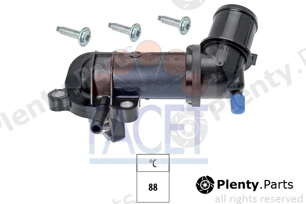 Facet 7.8786 — Thermostat, coolant Made in Italy - OE Equivalent