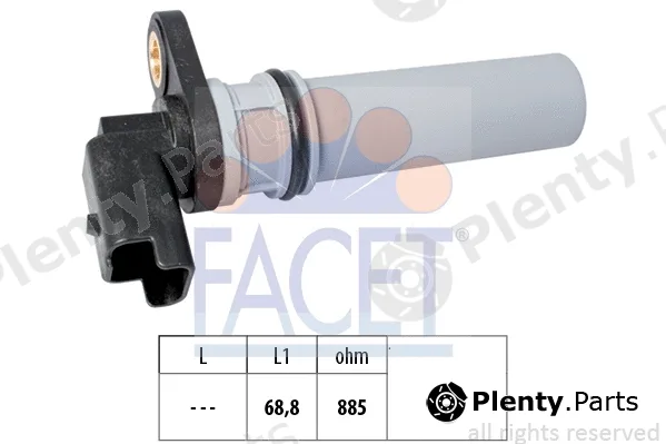 Facet 9.0537 — Sensor, RPM Made in Italy - OE Equivalent