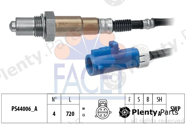 Facet 10.8297 — Lambda Sensor Made in Italy - OE Equivalent