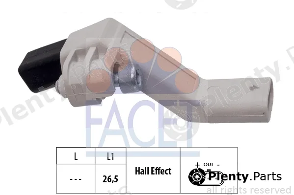 Facet 9.0772 — Sensor, crankshaft pulse OE Equivalent
