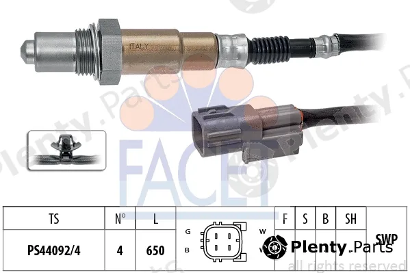 Facet 10.8598 — Lambda Sensor Made in Italy - OE Equivalent