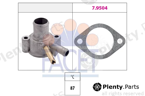 Facet 7.8112 — Thermostat, coolant Made in Italy - OE Equivalent