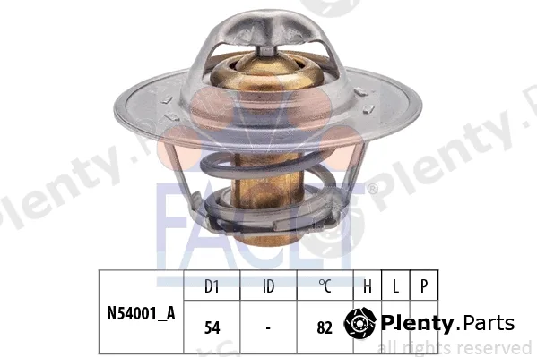 Facet 7.8273S — Thermostat, coolant Made in Italy - OE Equivalent