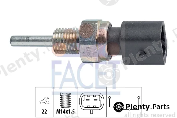 Facet 7.6065 — Switch, reverse light Made in Italy - OE Equivalent