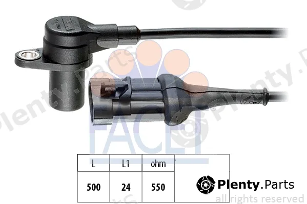 Facet 9.0171 — Sensor, crankshaft pulse Made in Italy - OE Equivalent