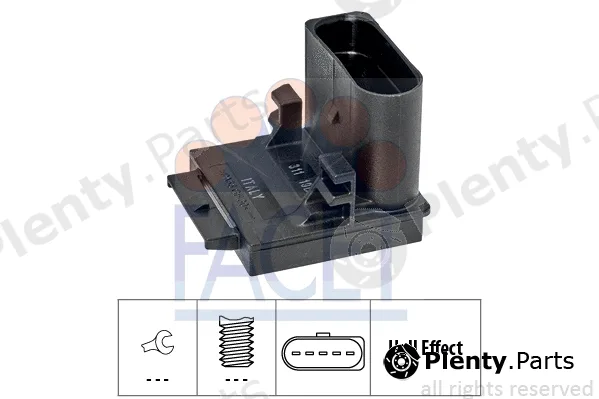Facet 7.1311 — Switch, clutch control (cruise control) Made in Italy - OE Equivalent