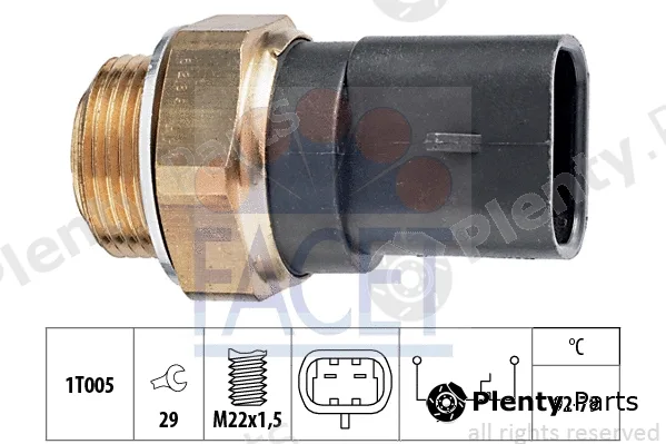 Facet 7.5288 — Temperature Switch, radiator fan Made in Italy - OE Equivalent