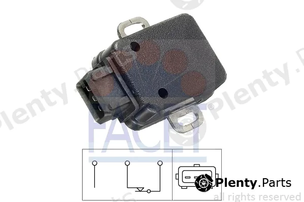 Facet 10.5062 — Sensor, throttle position Made in Italy - OE Equivalent