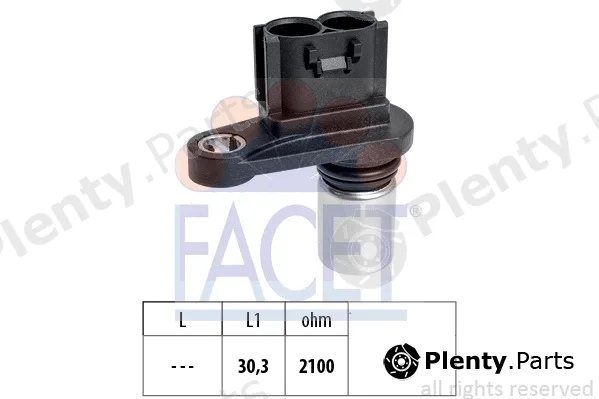Facet 9.0716 — Sensor, crankshaft pulse Made in Italy - OE Equivalent