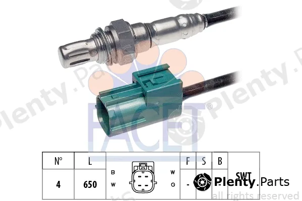 Facet 10.8008 — Lambda Sensor Made in Italy - OE Equivalent