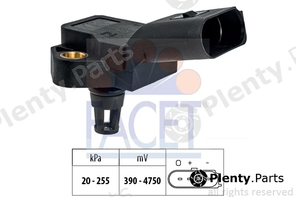 Facet 10.3188 — Air Pressure Sensor, altitude adaption Made in Italy - OE Equivalent