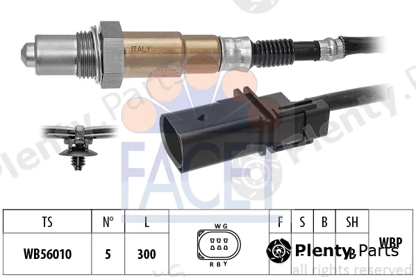 Facet 10.8586 — Lambda Sensor Made in Italy - OE Equivalent