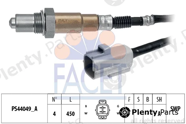Facet 10.8356 — Lambda Sensor Made in Italy - OE Equivalent