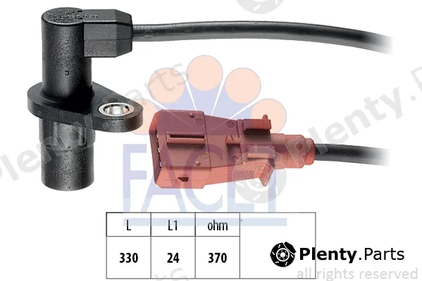Facet 9.0127 — Sensor, crankshaft pulse Made in Italy - OE Equivalent