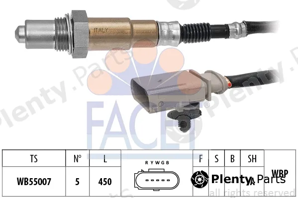 Facet 10.8577 — Lambda Sensor Made in Italy - OE Equivalent