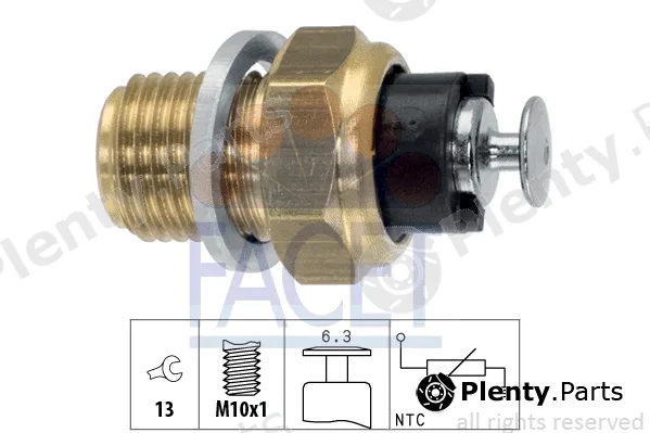 Facet 7.3093 — Sensor, oil temperature Made in Italy - OE Equivalent