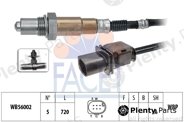 Facet 10.8479 — Lambda Sensor Made in Italy - OE Equivalent