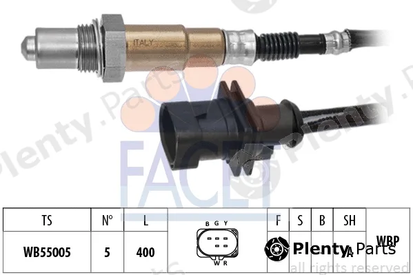Facet 10.8569 — Lambda Sensor Made in Italy - OE Equivalent