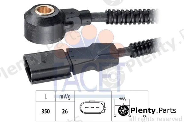 Facet 9.3170 — Knock Sensor Made in Italy - OE Equivalent