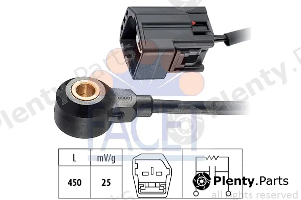 Facet 9.3091 — Knock Sensor Made in Italy - OE Equivalent