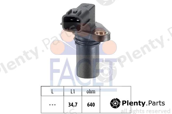 Facet 9.0225 — Sensor, crankshaft pulse Made in Italy - OE Equivalent