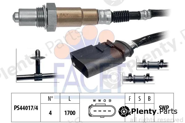 Facet 10.7165 — Lambda Sensor Made in Italy - OE Equivalent