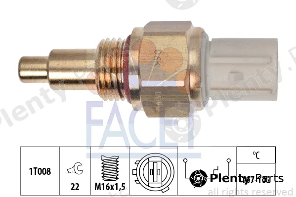 Facet 7.5120 — Temperature Switch, radiator fan Made in Italy - OE Equivalent