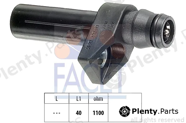 Facet 9.0483 — Sensor, crankshaft pulse Made in Italy - OE Equivalent
