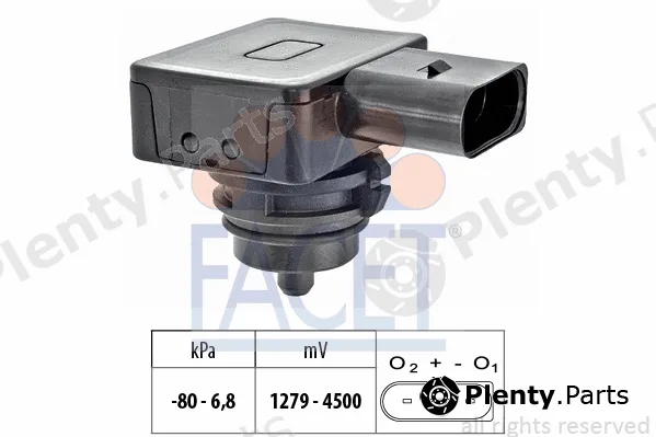 Facet 10.3340 — Pressure Sensor, brake booster Made in Italy - OE Equivalent