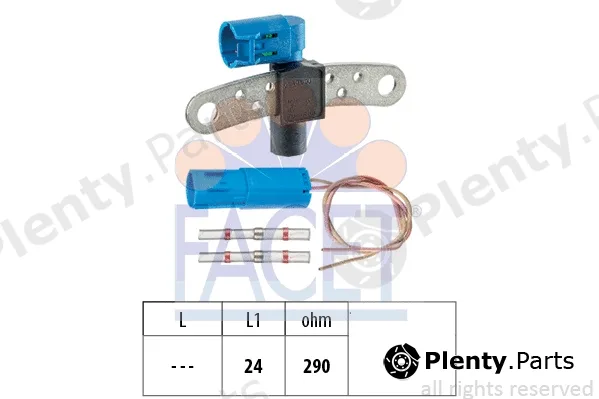 Facet 9.0540K — Sensor, crankshaft pulse Made in Italy - OE Equivalent