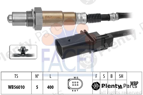 Facet 10.8589 — Lambda Sensor Made in Italy - OE Equivalent