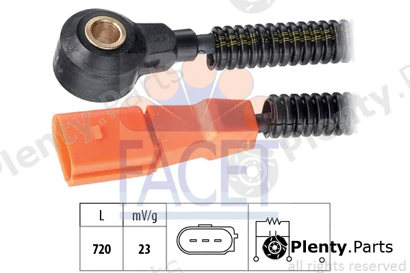 Facet 9.3190 — Knock Sensor Made in Italy - OE Equivalent