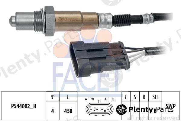 Facet 10.8242 — Lambda Sensor Made in Italy - OE Equivalent