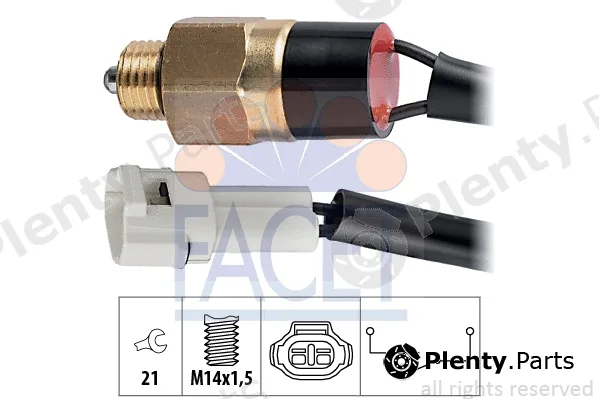Facet 7.6120 — Switch, reverse light Made in Italy - OE Equivalent