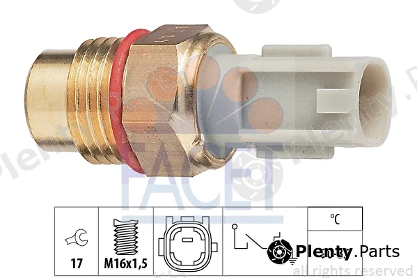 Facet 7.5223 — Temperature Switch, radiator fan Made in Italy - OE Equivalent