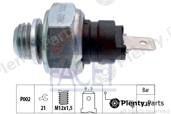 Facet 7.0001 — Oil Pressure Switch Made in Italy - OE Equivalent