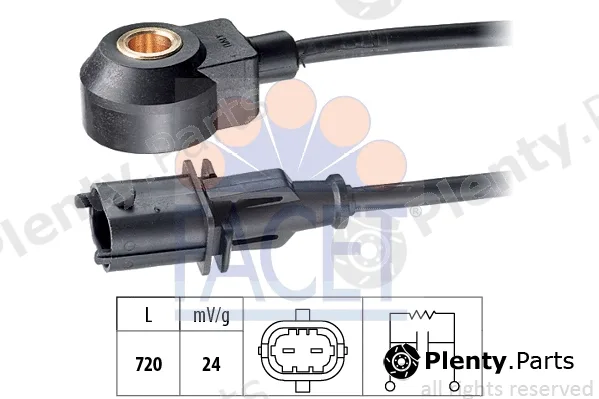 Facet 9.3166 — Knock Sensor Made in Italy - OE Equivalent