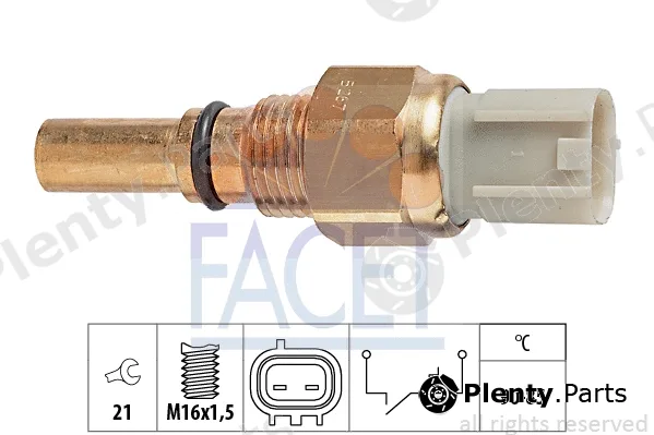 Facet 7.5267 — Temperature Switch, radiator fan Made in Italy - OE Equivalent