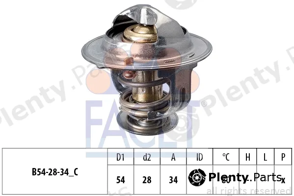 Facet 7.8694S — Thermostat, coolant Made in Italy - OE Equivalent