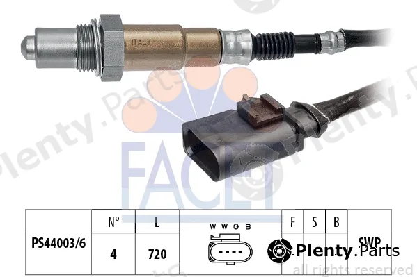 Facet 10.8173 — Lambda Sensor Made in Italy - OE Equivalent