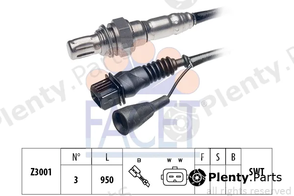 Facet 10.7026 — Lambda Sensor Made in Italy - OE Equivalent