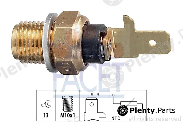 Facet 7.3154 — Sensor, oil temperature Made in Italy - OE Equivalent