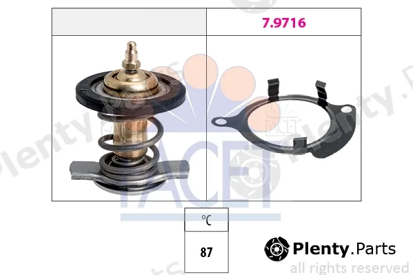 Facet 7.8820 — Thermostat, coolant Made in Italy - OE Equivalent