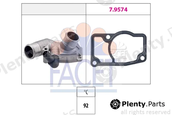 Facet 7.8347 — Thermostat, coolant Made in Italy - OE Equivalent