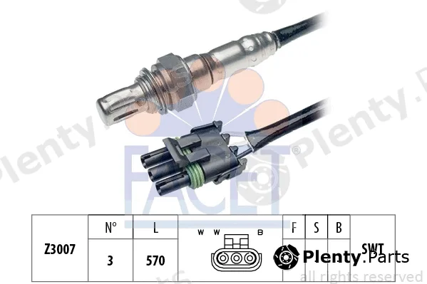 Facet 10.7346 — Lambda Sensor Made in Italy - OE Equivalent