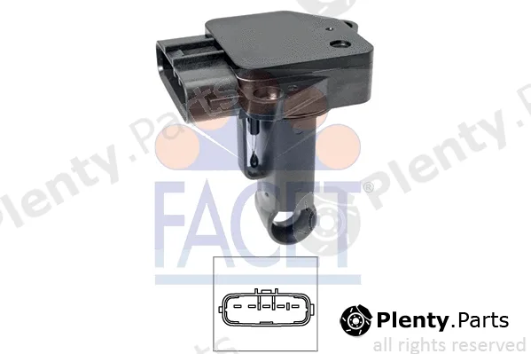 Facet 10.1527 — Mass Air Flow Sensor Made in Italy - OE Equivalent