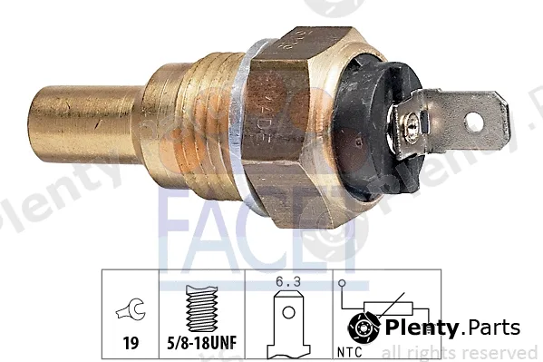 Facet 7.3029 — Sensor, coolant temperature Made in Italy - OE Equivalent