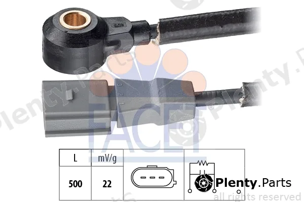 Facet 9.3175 — Knock Sensor Made in Italy - OE Equivalent