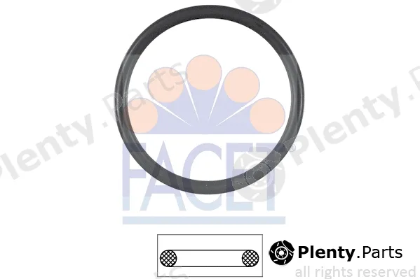 Facet 7.9538 — Seal, thermostat Made in Italy - OE Equivalent