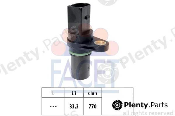 Facet 9.0640 — Sensor, crankshaft pulse Made in Italy - OE Equivalent